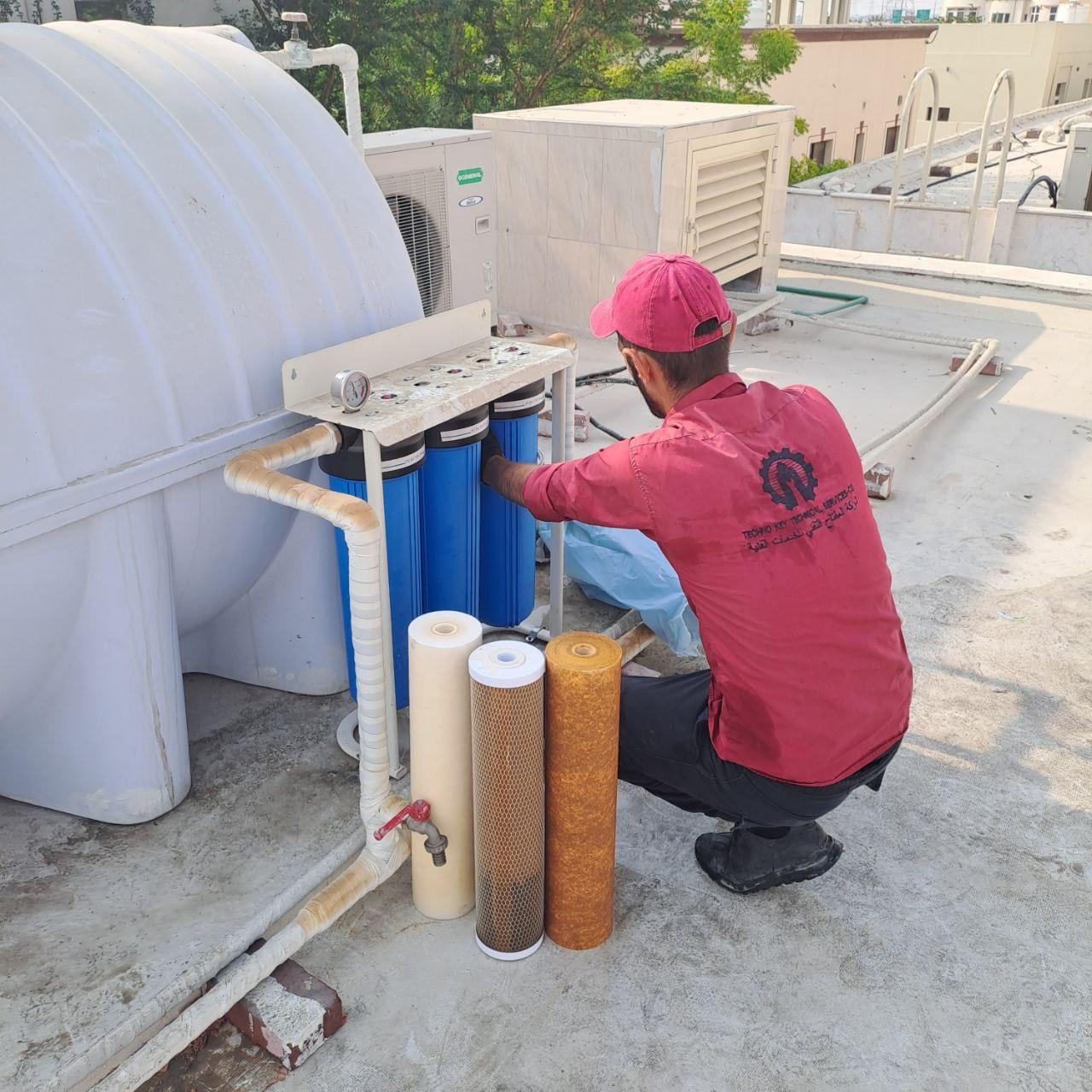 Installation of water filters in the UAE